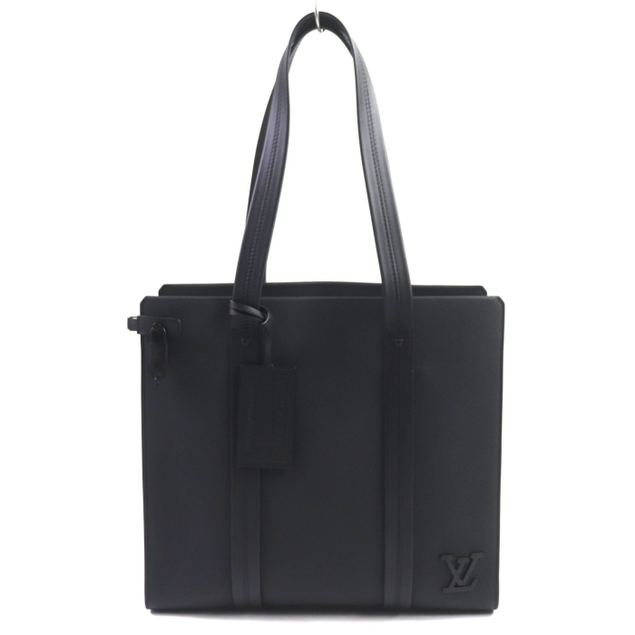 LOUIS VUITTON Tote Bag M57308 leather black Take Off LV Aerogram