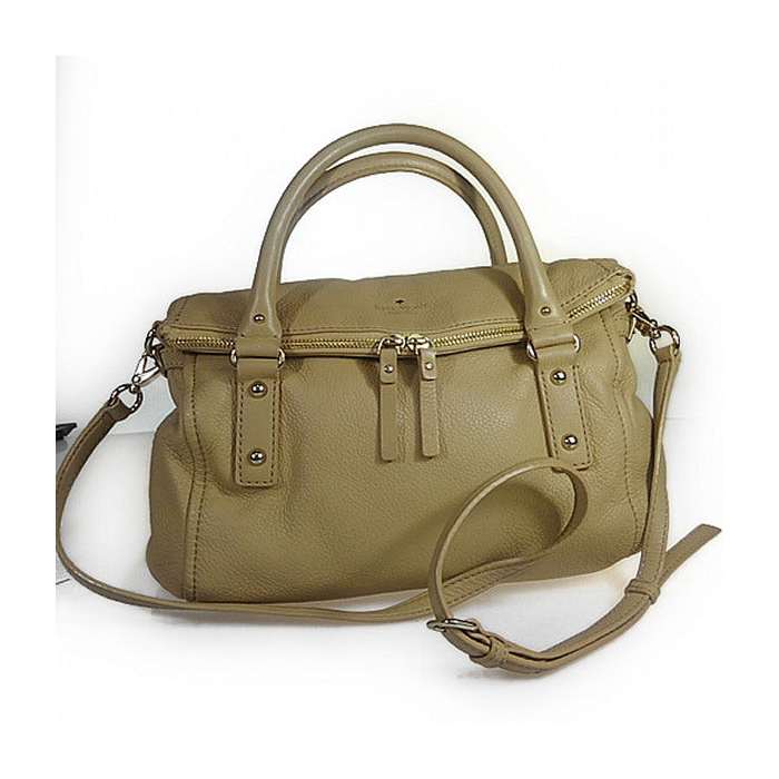 Kate Spade Handbag leather khaki Shoulder Bag 2WAY Women Used Authenti
