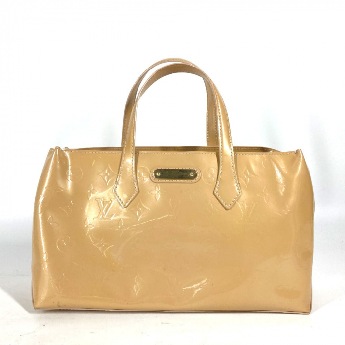 LOUIS VUITTON Tote Bag M91642 Monogram Vernis beige Monogram Vernis Wi
