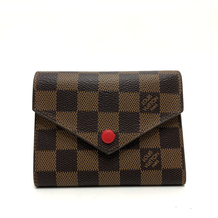 LOUIS VUITTON Folded wallet N41659 Damier canvas Brown Portefeuille Vi
