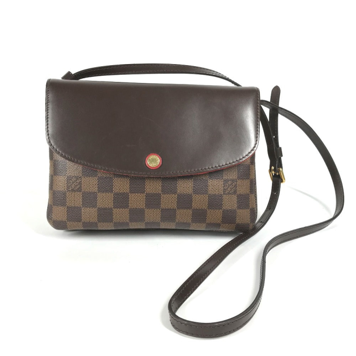 LOUIS VUITTON Shoulder Bag N48259 Damier canvas Brown Damier Twice