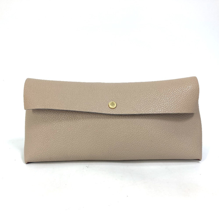 LOUIS VUITTON Pouch M61477 leather beige pouch with flap Pochette Rive