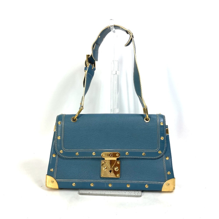 LOUIS VUITTON Shoulder Bag M91821 Suhari leather blue Suhari Tarantue 