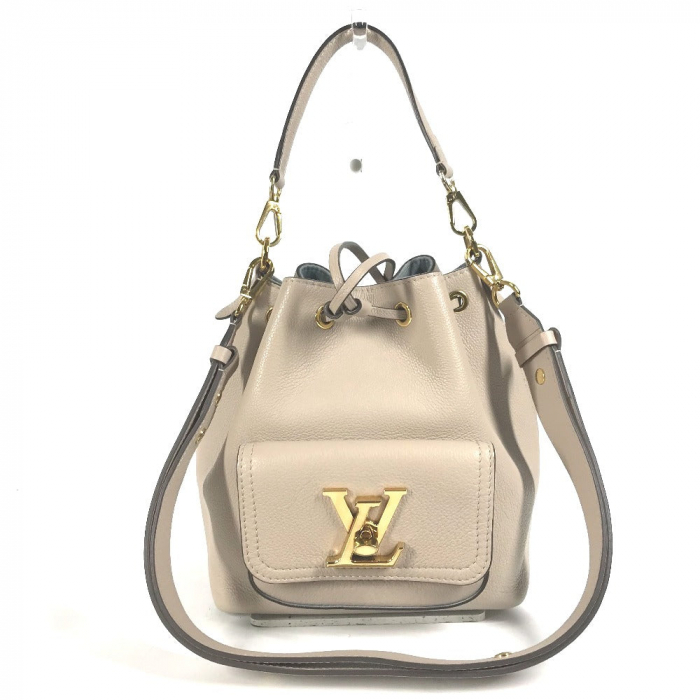 LOUIS VUITTON Shoulder Bag M57688 leather beige Handbag Rock Me Bucket