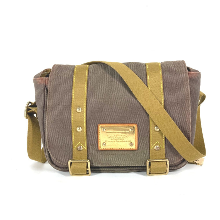 LOUIS VUITTON Shoulder Bag M40080 canvas Brown Antigua Busas PM Women 