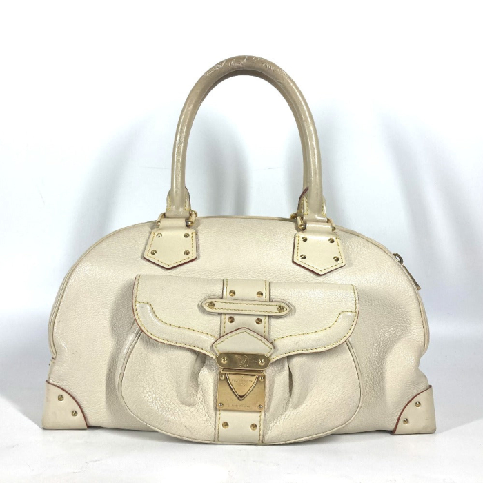 LOUIS VUITTON Shoulder Bag M91891 Suhari leather white Suhari Spaerb