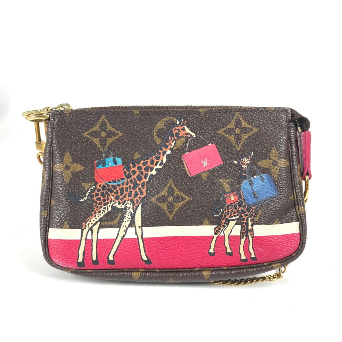 LOUIS VUITTON Handbag M62087 Monogram canvas Brown Monogram Mini poche