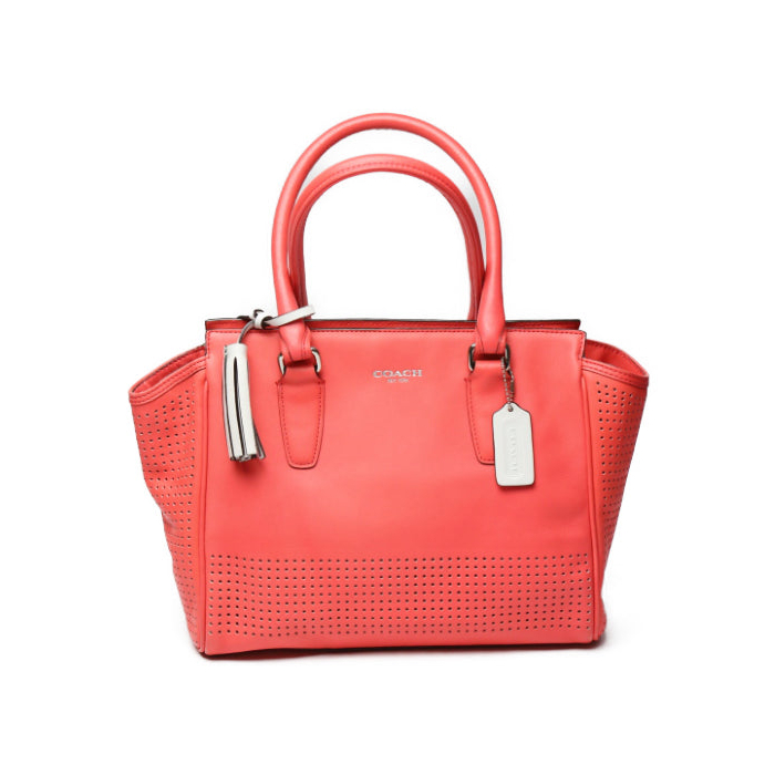 COACH Handbag F22388 Calfskin salmon pink Tote Bag Calfskin Women Used