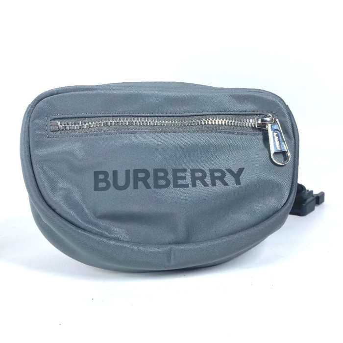 BURBERRY Sling bag 8052888 Nylon gray cross logo