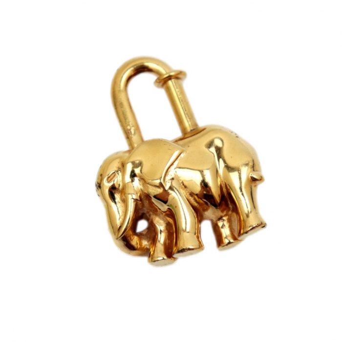 HERMES charm Gold Plated gold