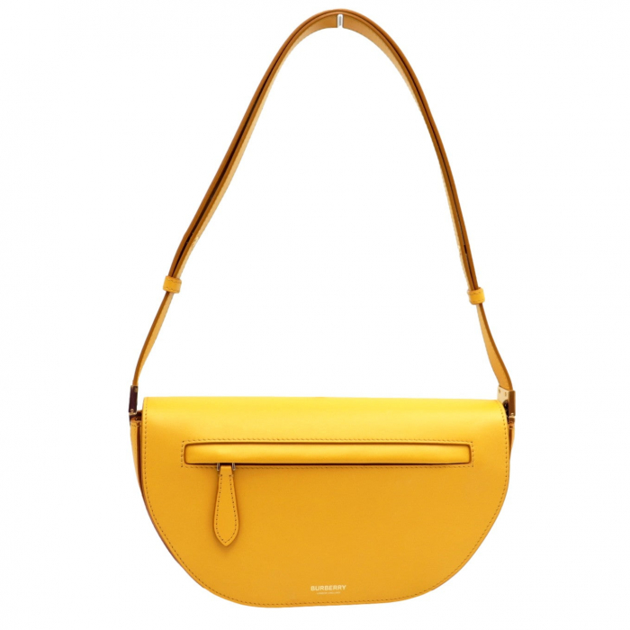 BURBERRY Shoulder Bag leather yellow