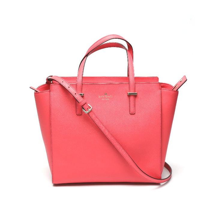 Kate Spade Handbag leather pink 2WAY Tote Bag Shoulder Bag Women Used 