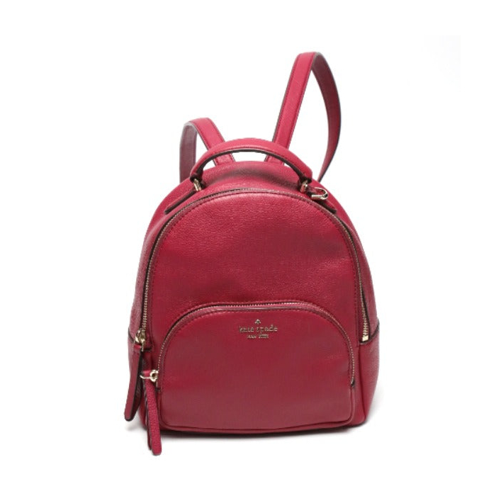 Kate Spade Backpack leather Burple Mini bag Women Used Authentic