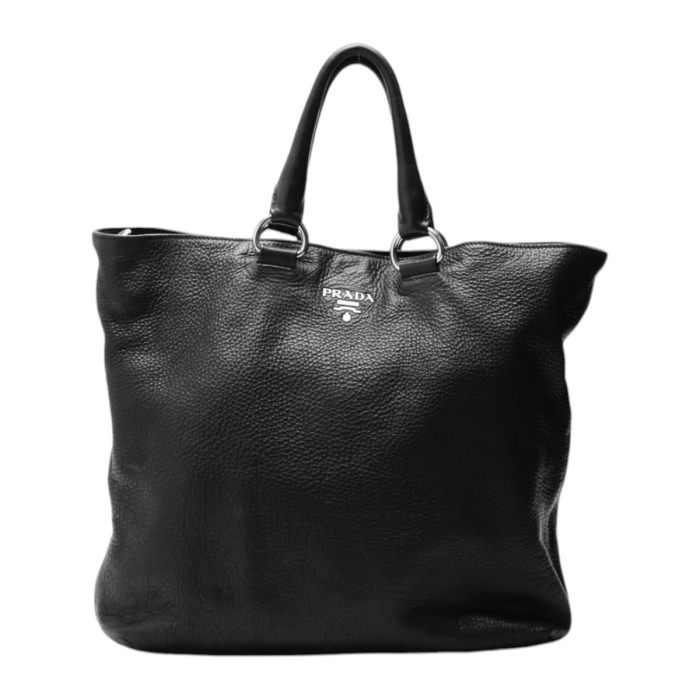 PRADA Handbag 1BG865 2E8K leather black Handbag VITELLO PHENIX Cross S