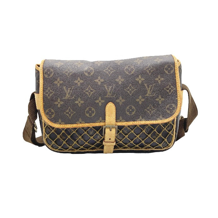 LOUIS VUITTON Shoulder Bag M40117 Monogram canvas Brown Crossbody Mono