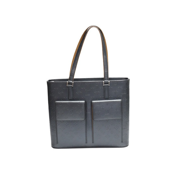 LOUIS VUITTON Tote Bag M55105 Monogram mat blue Willwood Monogram mat 