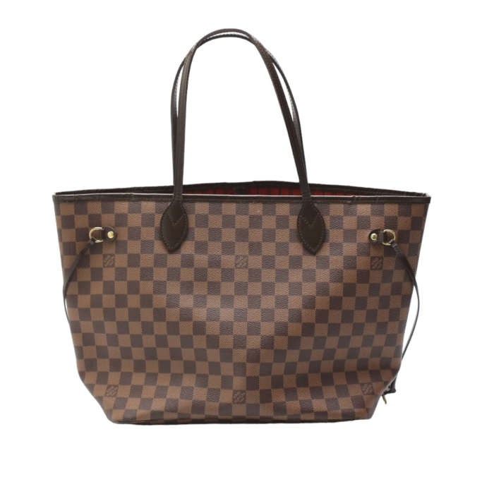 LOUIS VUITTON Tote Bag N41358 Damier canvas Brown Neverfull MM Damier 