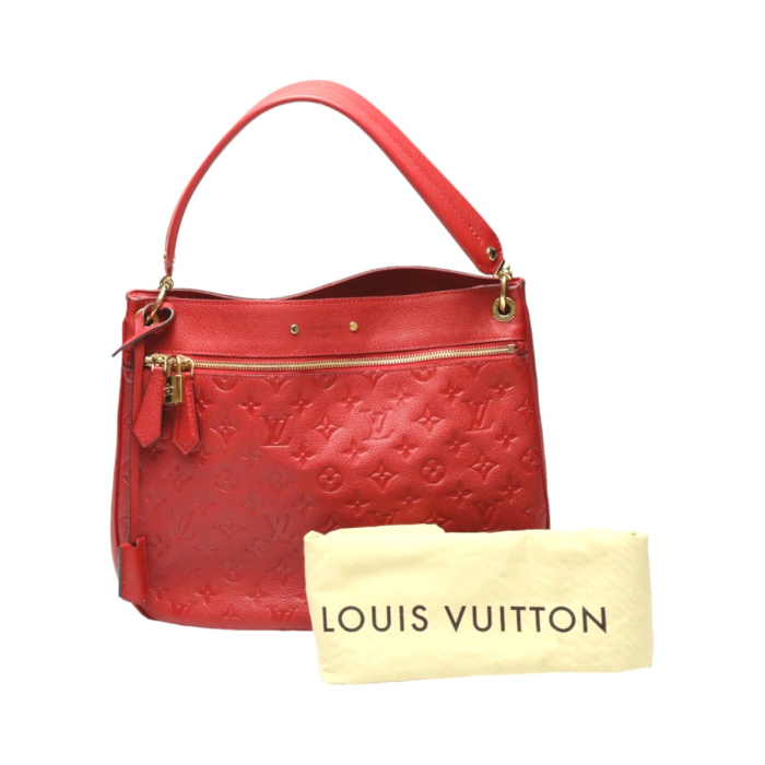LOUIS VUITTON Handbag M42820 Monogram Ann Platt Red one belt Monogram 