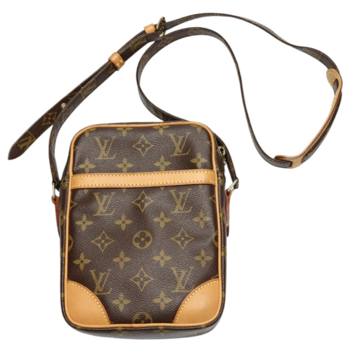 LOUIS VUITTON Shoulder Bag M45266 Monogram canvas Brown Monogram Danub
