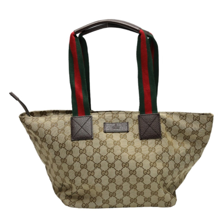 GUCCI Tote Bag 131230 GG canvas GG canvas beige Handbag GG canvas Wome