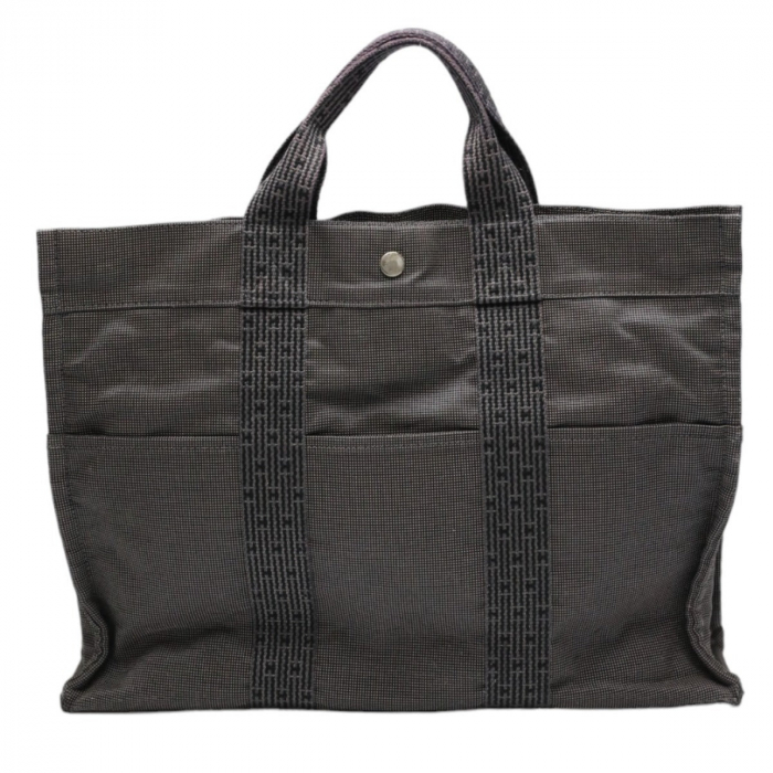HERMES Tote Bag canvas gray Tote Bag Fool ToeMM Her Line mens(Unisex) 