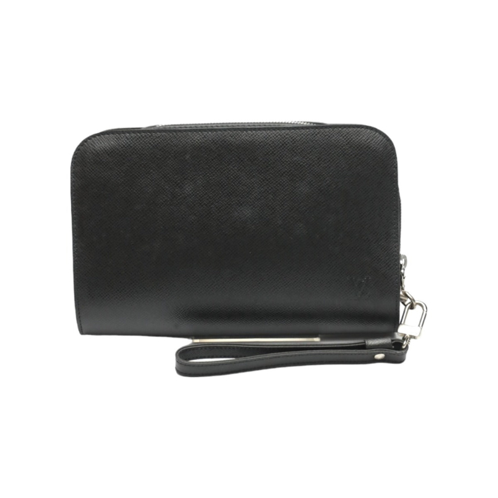 LOUIS VUITTON business bag M30182 Taiga black business bag Taiga Baika