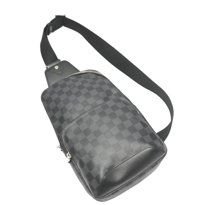 LOUIS VUITTON Shoulder Bag N41719 Damier Grafitto Canvas black Sling b
