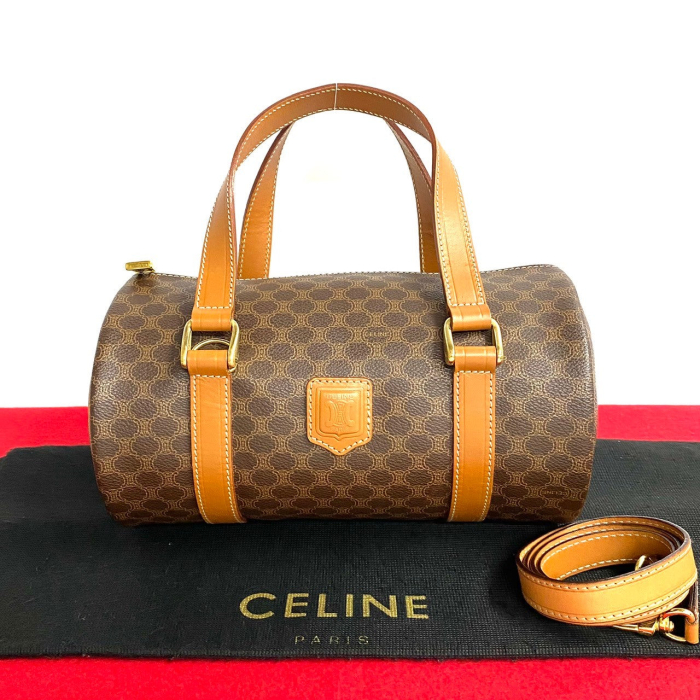CELINE Handbag leather Brown