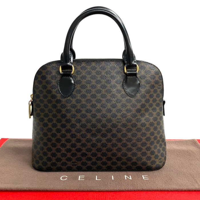 CELINE Handbag leather black