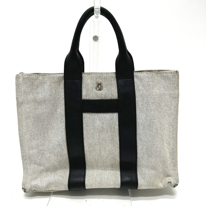 HERMES Tote Bag Toile H