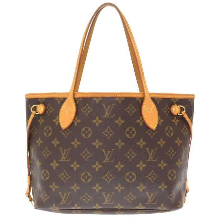 LOUIS VUITTON Tote Bag M40155 Monogram canvas Brown Monogram Never ful