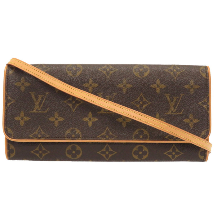 LOUIS VUITTON Shoulder Bag M51852 Monogram canvas Brown Monogram Poche