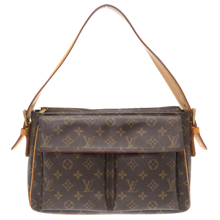 LOUIS VUITTON Shoulder Bag M51163 Monogram canvas Brown Monogram Vivas