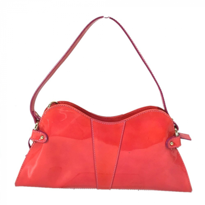 FENDI Handbag enamel pink By color