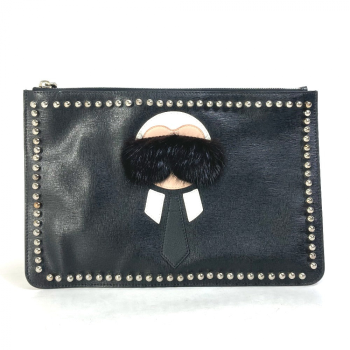 FENDI Clutch bag Leather