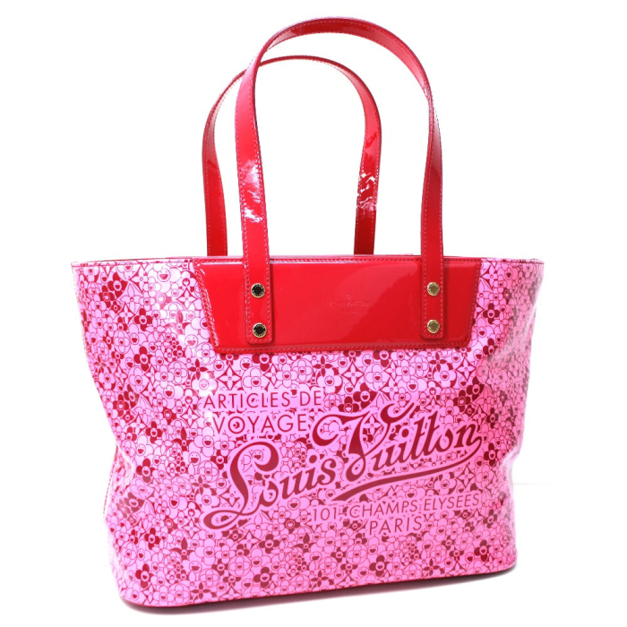 LOUIS VUITTON Tote Bag M93160 PVC pink Beach line Cosmic PM Women Used
