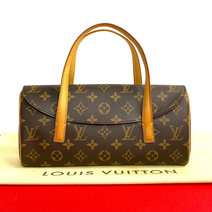 LOUIS VUITTON Handbag M51902 leather Brown Monogram Sonatine