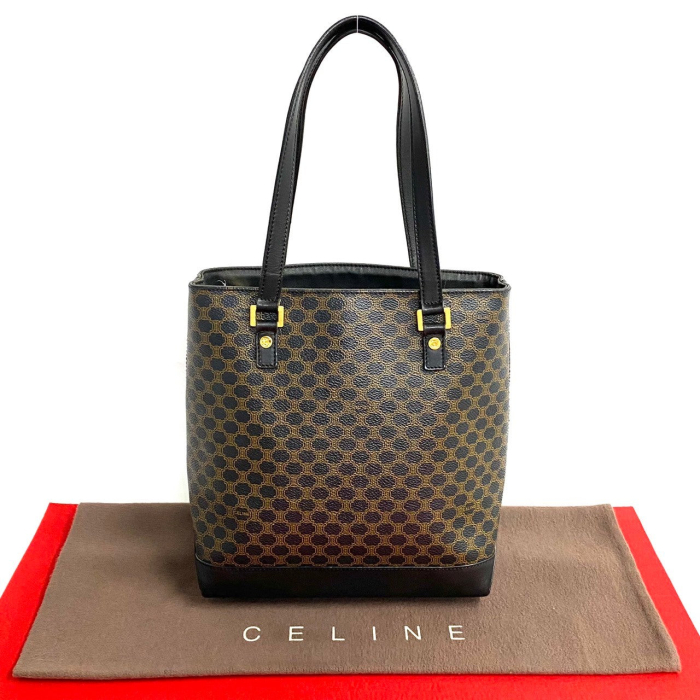 CELINE Tote Bag leather black