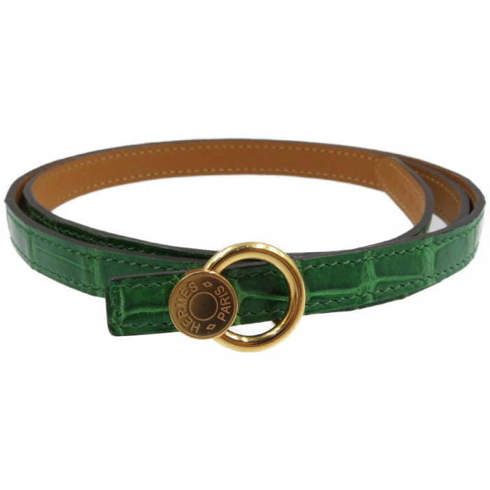 HERMES belt Polosus green Serie