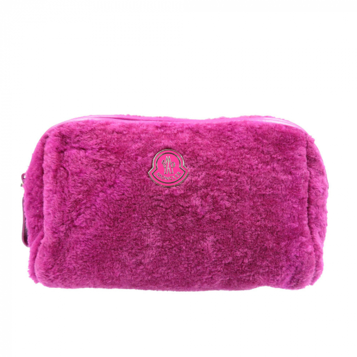 MONCLER Pouch Fake fur purple