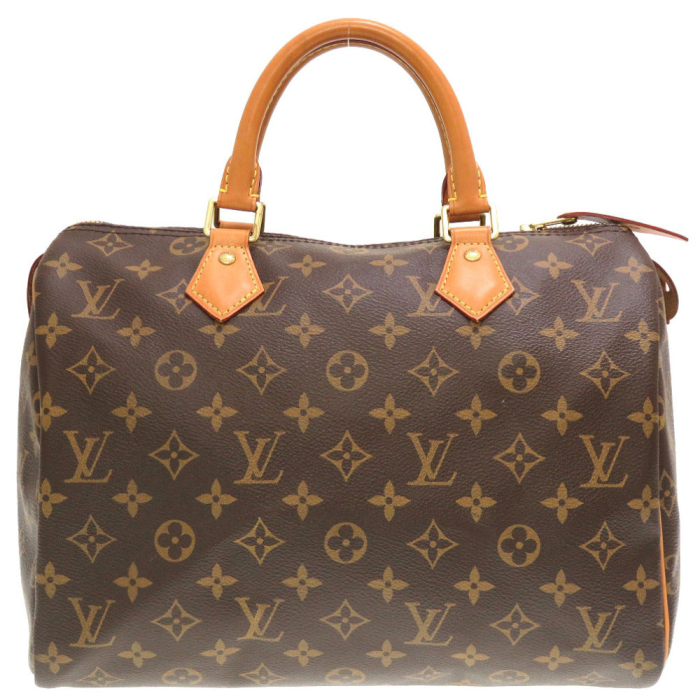 LOUIS VUITTON Handbag M41108 Monogram canvas Brown Monogram New Speedy