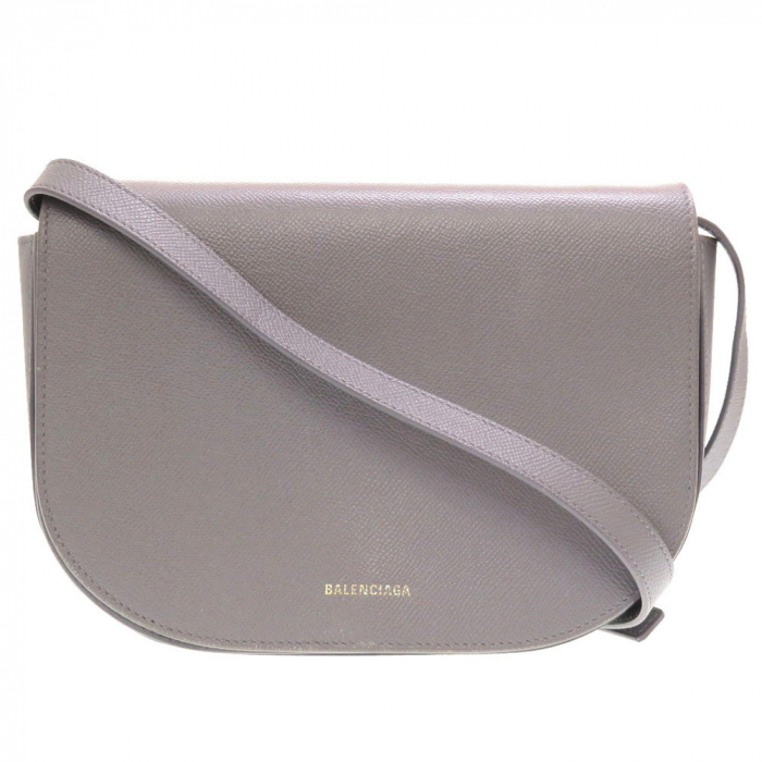 BALENCIAGA Shoulder Bag 542207 1570 leather gray Ville Daypack S Women