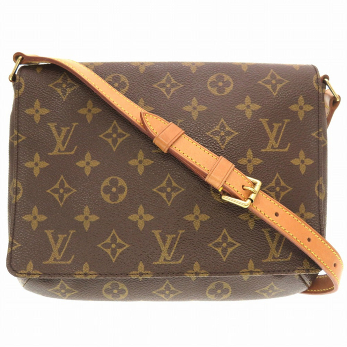 LOUIS VUITTON Shoulder Bag M51257 Monogram canvas Brown Monogram Muset