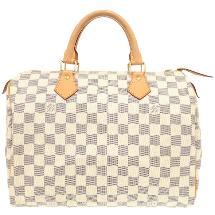 LOUIS VUITTON Handbag N41533 Damier Azur Canvas white Damier Azur Spee
