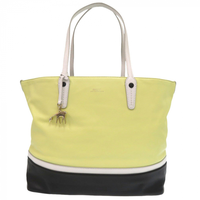 BALLY Tote Bag leather yellow