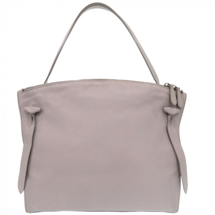 JIL SANDER Handbag leather Light gray