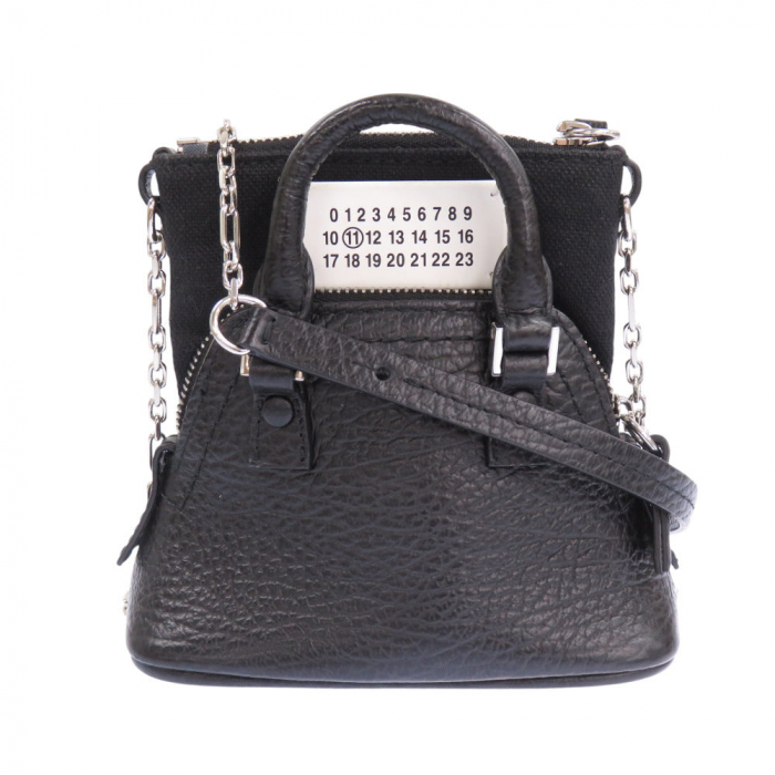 Maison Margiela Shoulder Bag SB3WG0025 leather black 5AC Classic Baby