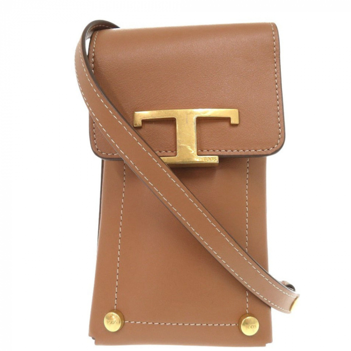TOD‚ÄôS Shoulder Bag leather Brown Timeless
