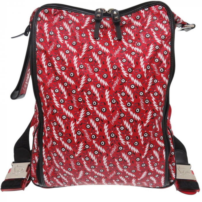 Christian Louboutin Backpack Calfskin Red