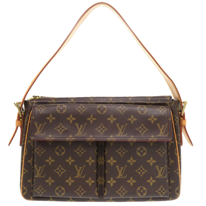 LOUIS VUITTON Shoulder Bag M51163 Monogram canvas Brown Monogram Vivas